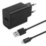 Essentials Wall Charger 12W, USB-A Light. MFi, Cable 1m,Black
