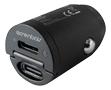 Essentials Car charger 2x USB-C PD 30W, dual total 24W, Black