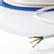 Nordic Quality Round mains cable H05VV-F (3x1.5mm²),  50m, White