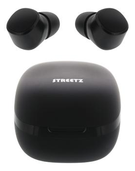 STREETZ True Wireless Headphones IPX6 - Black (TWS-0001)