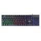 L33T Oseberg, SemiMech gaming tastatur, Regnbue (nordisk)