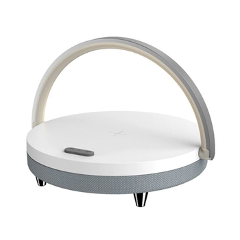 BLAUPUNKT BLP 0420 Desk Lamp wireless charg BT Speaker white (BLP0420-112)