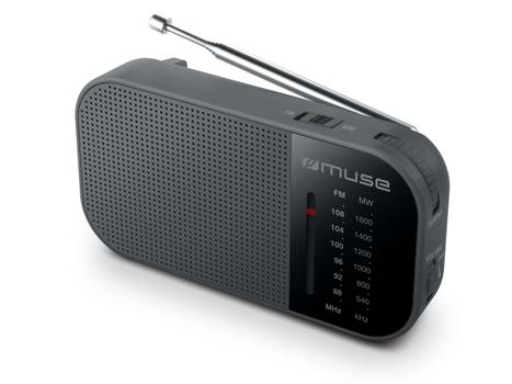 MUSE M-025 R Radio Portable FM/AM Black (M-025 R)