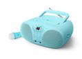 MUSE MD-203 KB Radio player FM with CD Aux Mic. Turquis