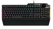 ASUS TUF Gaming K1 - tastatur - Nordisk - svart