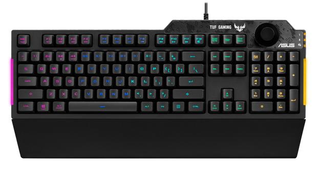 ASUS TUF Gaming K1 - tastatur - Nordisk - svart (90MP01X0-BKNA00)