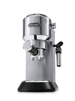 DELONGHI Dedica Style EC685.M  Manuell espressomaskin (sølv) Brygg espresso med barista-teknikk og perfeksjoner kaffen din med skummet melk (132106138)