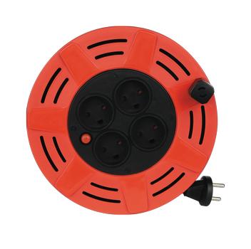 Nordic Quality Kabeltrommel DK, H05VV-F 2x1,0mm², 10m (HJR32B)