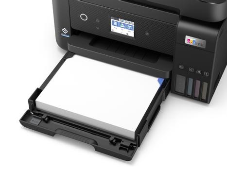EPSON EcoTank ET-4850 Inkjet Printers Consumer/ Multi-fuction/ Ink tank system A4 (21.0x29.7 cm) 4 Ink Cartridges KCYM Print Scan Copy Fax Yes (A4 plain paper) 4 800 x 1 200 DPI IN (C11CJ60402)
