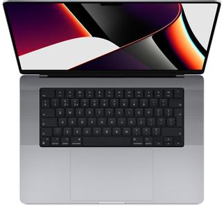 APPLE Macbook Pro 16 (2021) 1TB stellargrå Apple 10-Core M1 MAX, 32GB, 1TB SSD, Apple 32-Core GPU (MK1A3H/A)