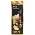 Tefilter, Schur, filterpapir,  ubleget