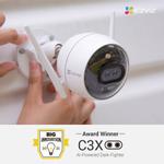 EZVIZ C3X Dual-Lens Wi-FI Camera With Built-In Ai Hvid (CS-CV310 (C0-6B22WFR)(4MM))