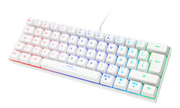 Deltaco GAMING GAM-075 - tastatur - QWERTZ - Tysk - hvit