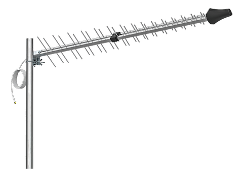 TELEVES Antenn Pro-5500-5G mimo, 5G/ 4G/ 3G/ 2G,  15 dBi, 7m white cable SMA-male (650504)