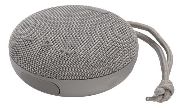 STREETZ Waterproof Bluetooth speaker, 5 W, AUX, built-in mic, grey (CM764)