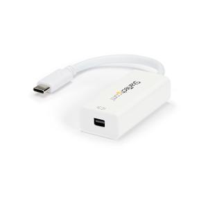 STARTECH USB-C to Mini DisplayPort Adapter - 4K 60Hz - ekstern videoadapter - hvid (CDP2MDP)