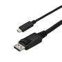 STARTECH 3M / 10FT USB C TO DISPLAYPORT CABLE - 4K 60HZ - BLACK CABL (CDP2DPMM3MB)