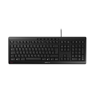 CHERRY STREAM CORDED KB UK BLACK UK-ENGLISH - BLACK PERP (JK-8500GB-2)