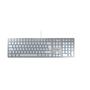 CHERRY KC6000 SLIM CORDED KB CH SI/WH SWITZERLAND - SILVER/WHITE PERP