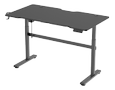 DELTACO DT410 Elektrisk Hæve sænkebord - 140x75cm - Sort