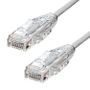 ProXtend Ultra Slim CAT6 U/UTP CU LSZH Ethernet Cable Grey 75cm (S-6UTP-0075G)
