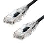 ProXtend Ultra Slim CAT6 U/UTP CU LSZH Ethernet Cable Black 1m