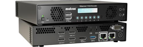 MATROX MVX-E6122-22 | Maevex 6122 Dual 4K 60 Encoder, 2x HDMI | (MVX-E6122-22)