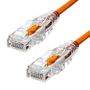 ProXtend Ultra Slim CAT6 U/UTP CU LSZH Ethernet Cabel Orange 30cm