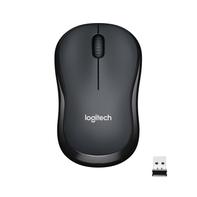 Logitech M220 Silent - mus - 2.4 GHz - koksgrå