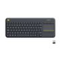 LOGITECH Wireless Touch Keyboard K400 Plus Tastatur Sort (920-007133)