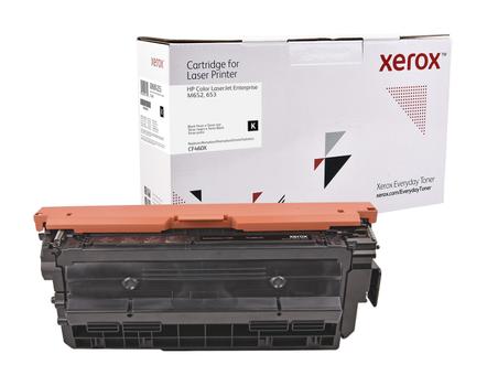 XEROX Everyday - High Yield - black - compatible - toner cartridge (alternative for: HP CF460X) - for HP Color LaserJet Enterprise M652dn, M652n, M653dh, M653dn, M653x (006R04255)