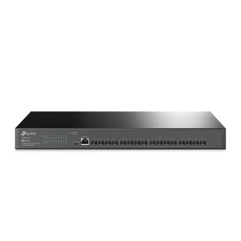 TP-LINK JetStream   16-Port 10GE SFP+ L2+ Managed Switch PORT: 16   10G SFP+ Slots,  RJ45/ Micro-USB Console Port SPEC: 1U 19-inch Rack-mountable Steel Case FEATURE: Integration with Omada SDN Controller,   Sta (TL-SX3016F)