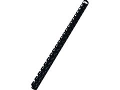 GBC Plastspiral GBC plast 25mm sort 50/pk.