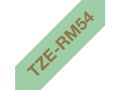 BROTHER TZe-RM34 - Satin - gold on mint green - Roll (1.2 cm x 4 m) 1 cassette(s) ribbon tape - for P-Touch Embellish