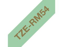 BROTHER 12 mm gold on mint green satin ribbon (4 meter)