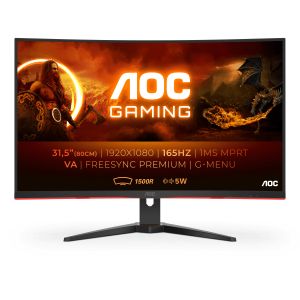 AOC Gaming C32G2AE/ BK 32 1920 x 1080 HDMI DisplayPort 165Hz (C32G2AE/BK)
