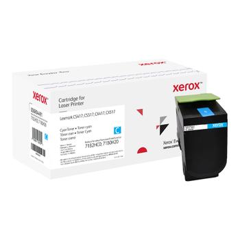 XEROX EVERYDAY HIGH CAPACITY CYAN TONER COMPATIBLE WITH LEXMARK 71 SUPL (006R04491)