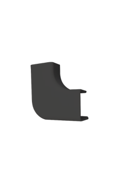 STOLTZEN TALOS K35BL-C90 90° 5-pk Sort Passer K35 kanal , 90° Hjørne , 5 pack (K35BL-C90)