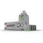 LINDY USB Port Schlösser 4xGrün +key  4 Schlösser mit 1 Schlüssel