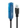 LINDY USB3 Kabel A-A - 10 m Aktiv skjøt USB3 Extender Aktiv skjøtekabel