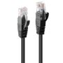 LINDY U/UTP PatchCord Cat6. CU. Black. 0.3m Factory Sealed