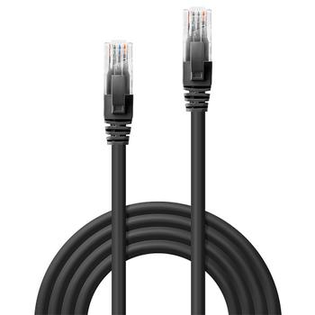 LINDY 0.3M Cat.6 U/Utp Cable, Black (48075)