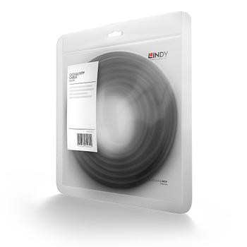 LINDY 0.5M Cat.6 U/Utp Cable, Black (48076)