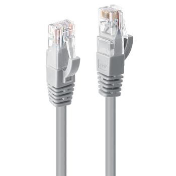 LINDY 0.3m Cat.6 U/UTP Cable, Grey (48000)