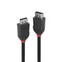 LINDY DisplayPort Cable 1.2. M/M. Black Line. 2.0m Factory Sealed (36492)