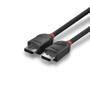LINDY DisplayPort Cable 1.2. M/M. Black Line. 2.0m Factory Sealed (36492)