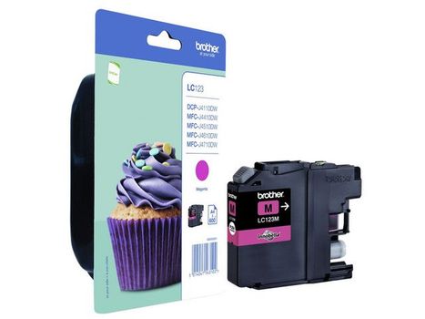 BROTHER LC123M magenta ink (LC123M)