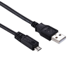 Elivi USB A til Micro B kabel 1 meter 2.0, Svart