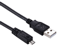 Elivi USB A til Micro B kabel 0,5 meter 2.0 , Svart