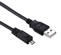 Elivi USB A til Micro B kabel 0,5 meter 2.0 , Svart